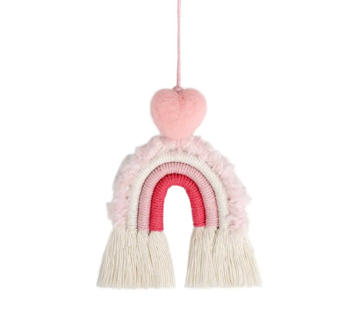 Macramé Rainbow Car Diffuser | Hanging Car Air Freshener