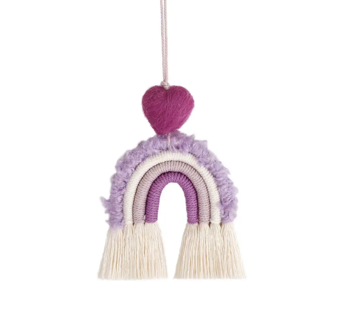 Macramé Rainbow Car Diffuser | Hanging Car Air Freshener
