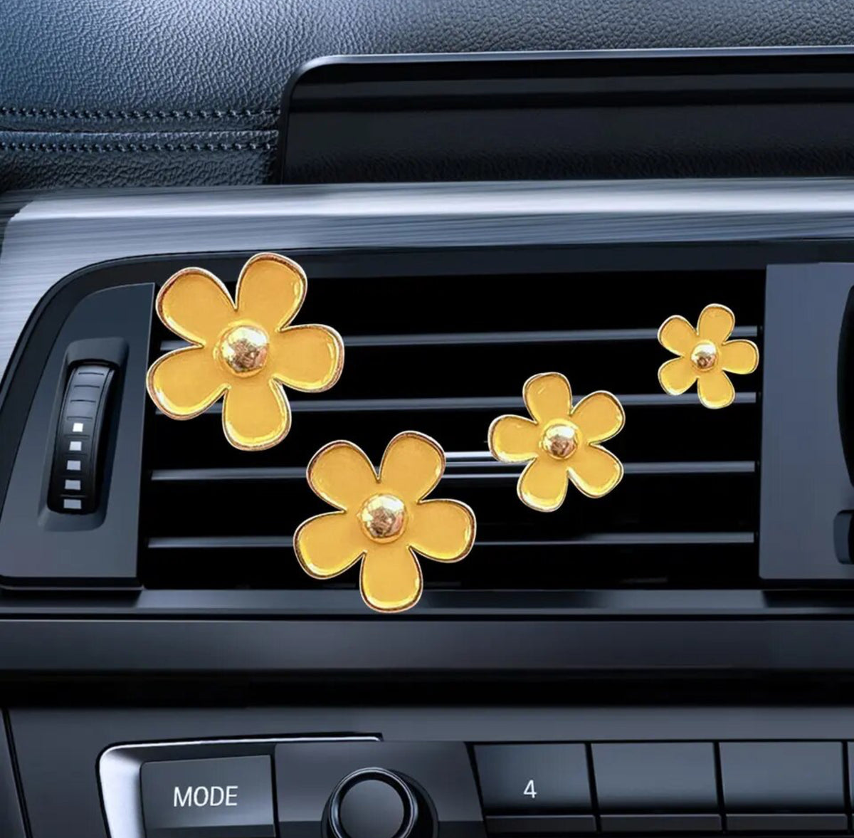 Set of 4 Daisy Car Air Fresheners