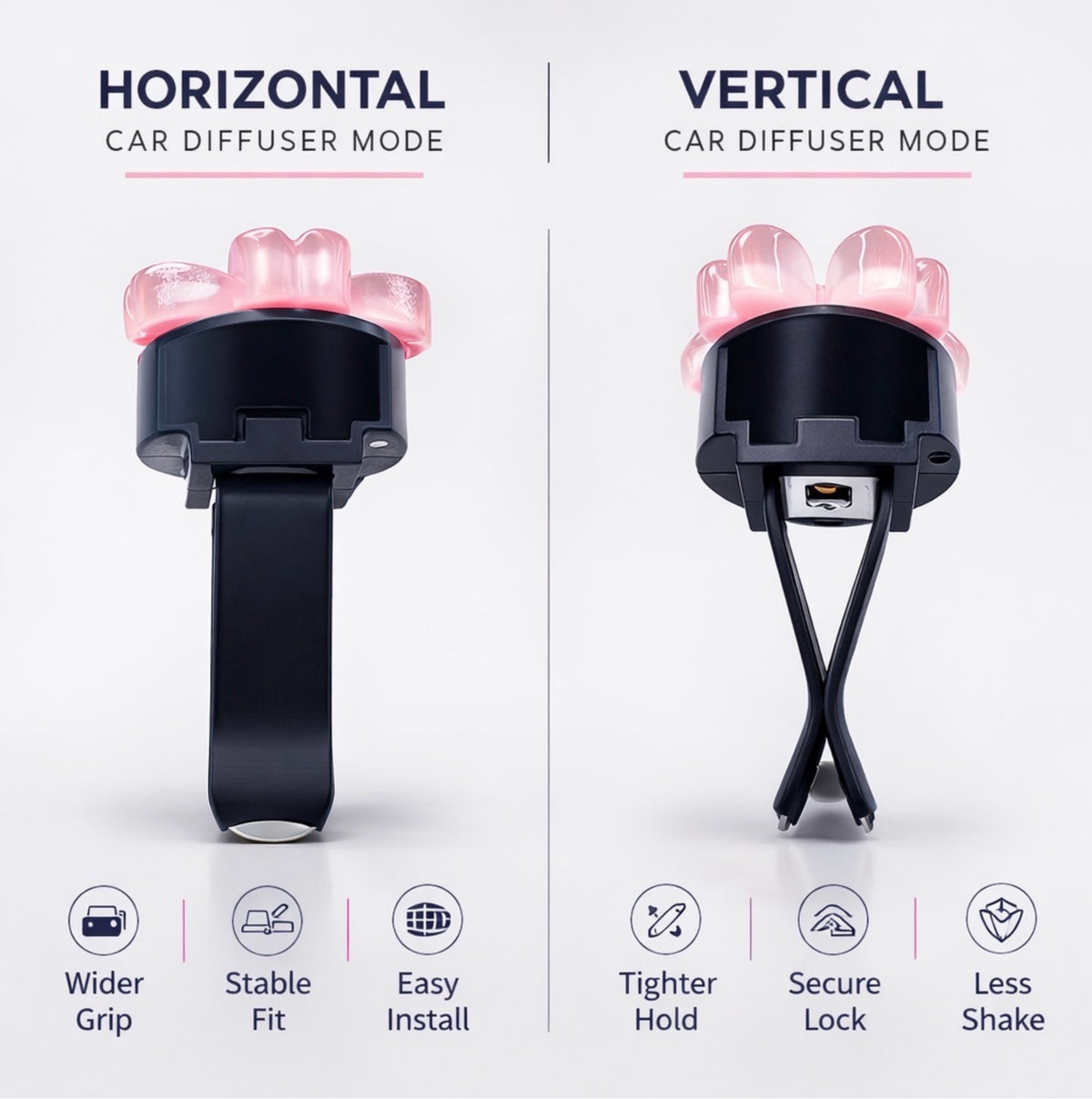 Cherry Blossom Vented Car Diffuser – Refillable Car Air Freshener