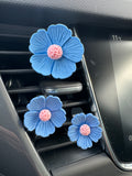 Set of 3 Frilly Daisy Car Air Fresheners - Car Diffusers