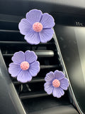 Set of 3 Frilly Daisy Car Air Fresheners - Car Diffusers