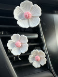 Set of 3 Frilly Daisy Car Air Fresheners - Car Diffusers