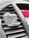 Handmade Shades of Black & Grey Resin Car Air Freshener - Car Diffuser