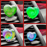Handmade Bright & Colourful Resin Car Air Freshener - Car Diffuser