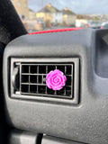 Handmade Resin Rose Car Air Freshener - Car Diffuser