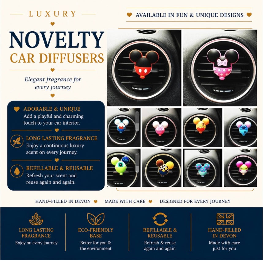 Novelty Car Air Freshener - Car Diffuser