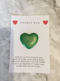 Glitter Pocket Hugs - Pocket Hearts