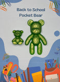 Back to School - Handmade Pocket Worry Bears - Pocket Bear Hug