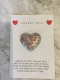 Glitter  Pocket Hugs - Pocket Hearts