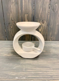 Stylish Wax Melter with Detachable Tea-light Pan