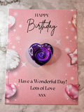 Happy Birthday Pocket Heart Card