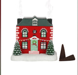 Christmas House Incense Burner