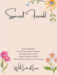 Special Friend Pocket Heart Card