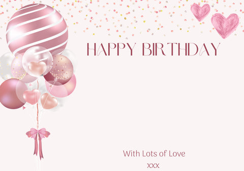 Happy Birthday Pocket Heart Card