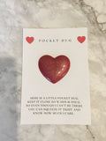 Glitter Pocket Hugs - Pocket Hearts