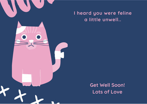 Get Well Soon Pocket Heart Card