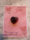 Mothers Day Pocket Heart Card