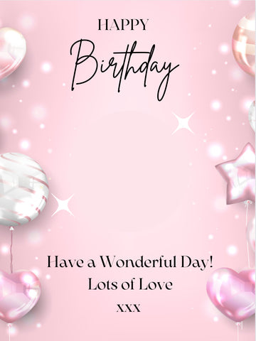 Happy Birthday Pocket Heart Card