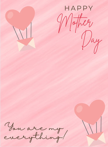 Mothers Day Pocket Heart Card