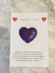 Glitter Pocket Hugs - Pocket Hearts