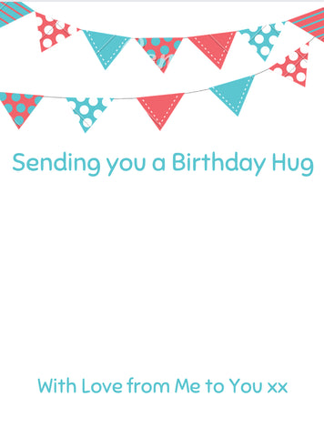 Birthday Hug Pocket Heart Card