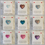 Glitter  Pocket Hugs - Pocket Hearts